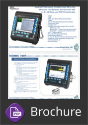 Sonotron ISonic 3505 Ultrasonic Flaw Detector Brochure Button