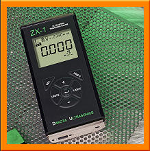 Dakota ZX-1 & ZX-2 basic fixed velocity digital ultrasonic thickness gauges