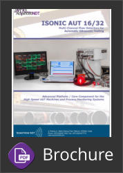 Sonotron ISonic 16/32 AUT Ultrasonic Multi Channel Flaw Detector for Automatic Ultrasonic Testing | Brochure Button