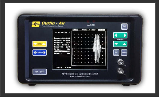 NDT Systems Curlin Air | Air Coupled Ultrasonic Flaw Detector & Bond Tester